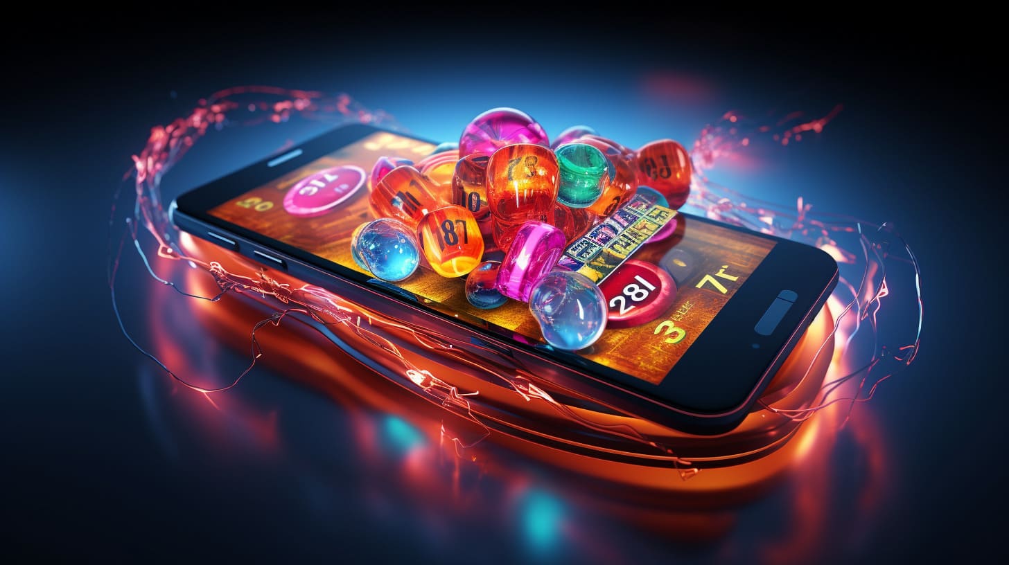 7777JL app download button on Android phone screen